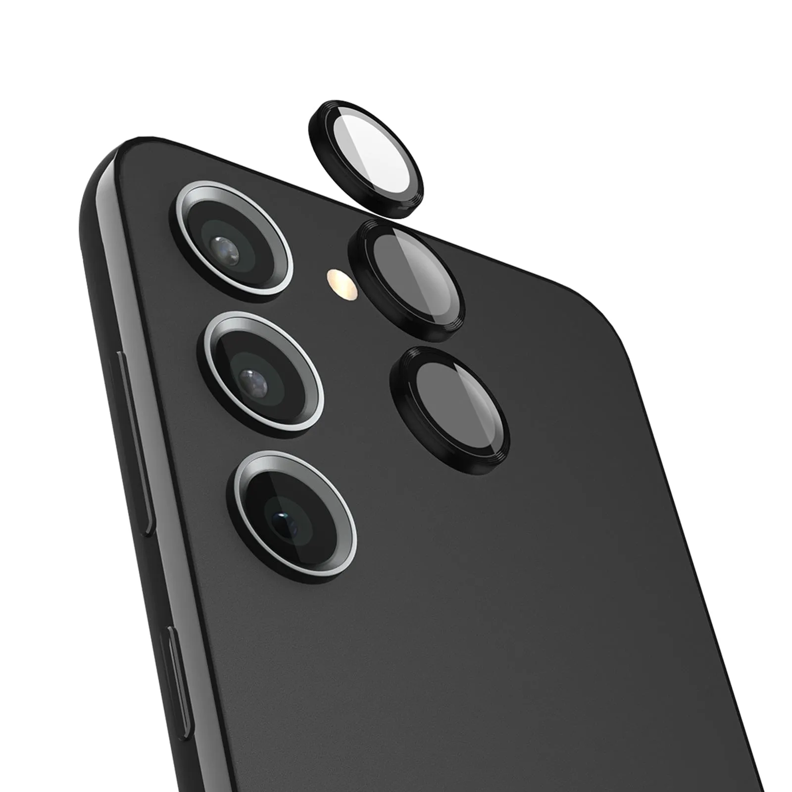 Pelican Aluminum Ring Lens Protectors for Galaxy S23 / S23  - Black
