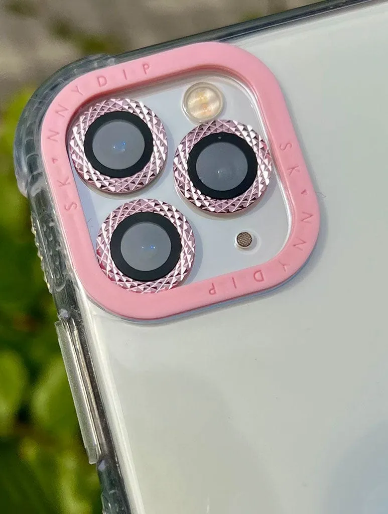 Pink Geo Protective Camera Lens Cover