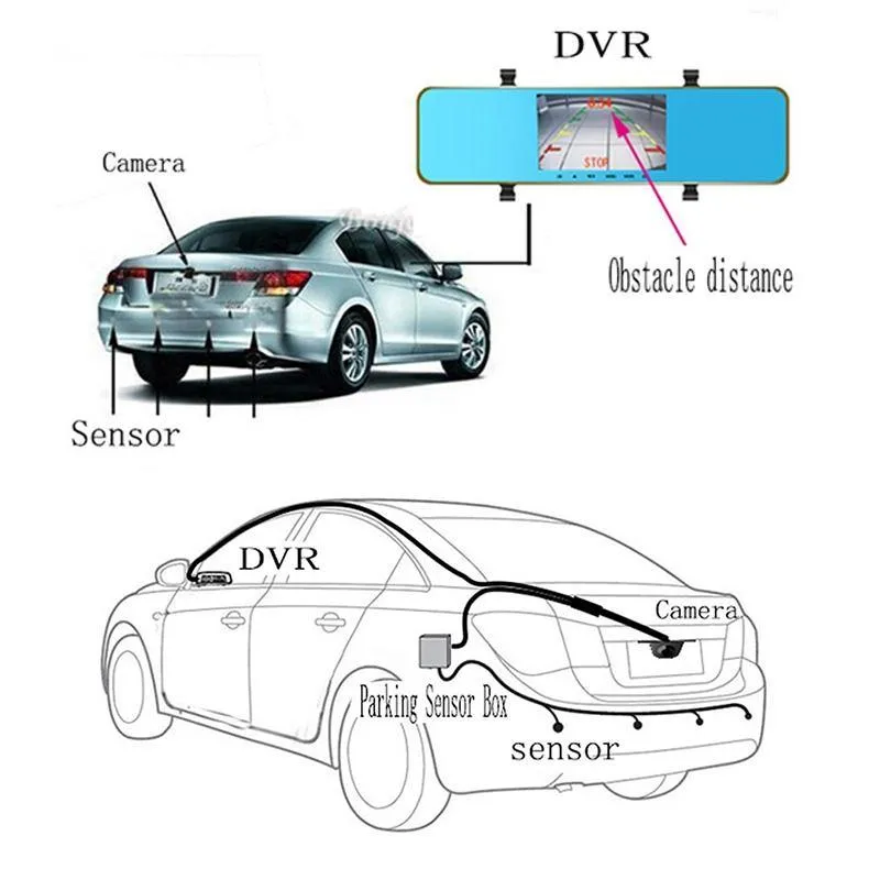 Quality rear view mirror car video recorder model: PZ621