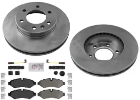 Rear Disc Brake Rotors for  Mercedes Benz Sprinter 2500 19-24 w Electric Parking