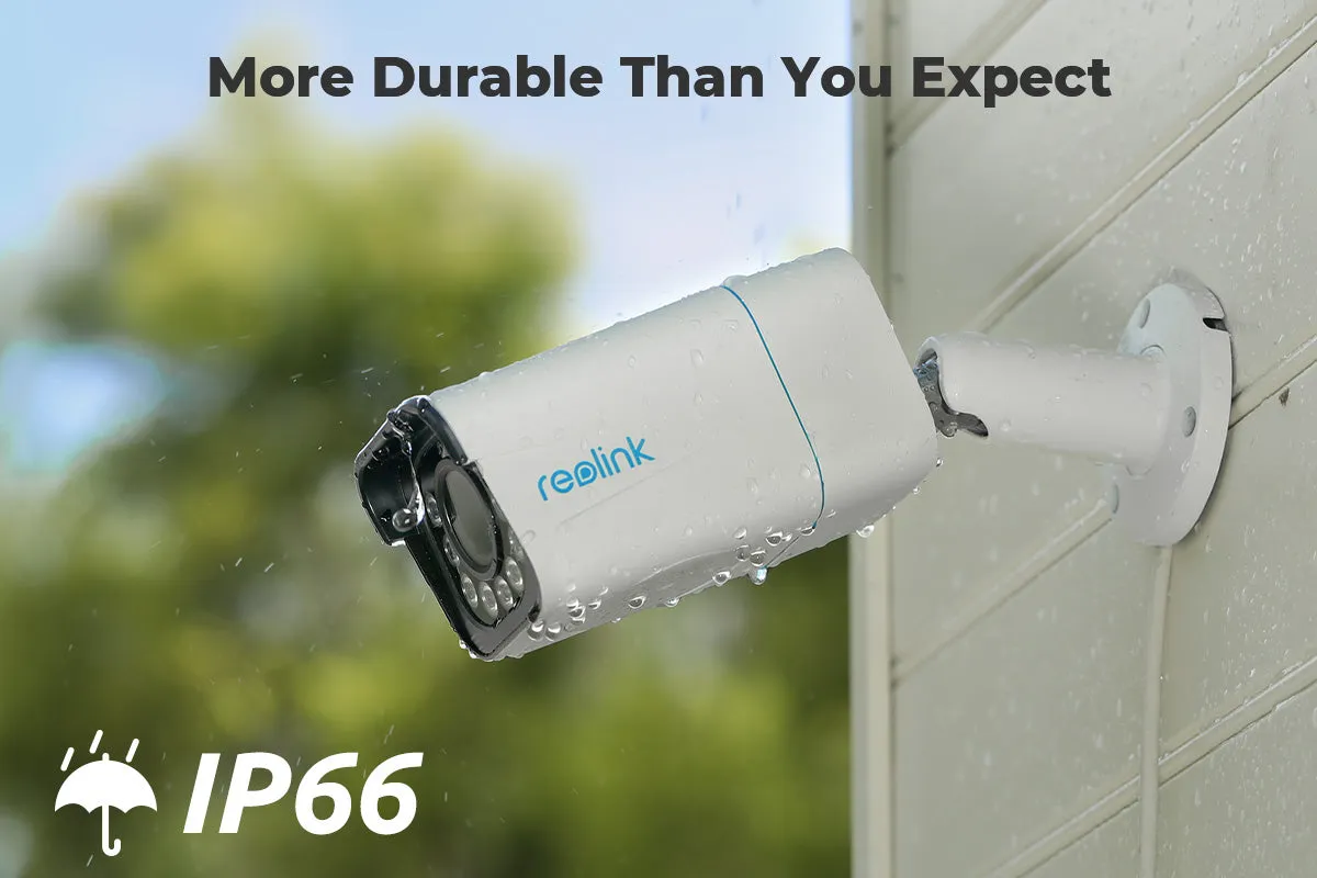Reolink 4K 8CH Smart PoE Security Camera System with 5X Optical Zoom RLK8-811B4-A