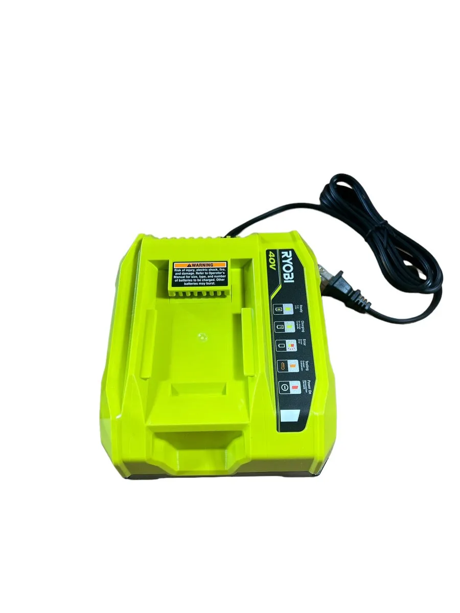 RYOBI 40-Volt Lithium-Ion Rapid Charger