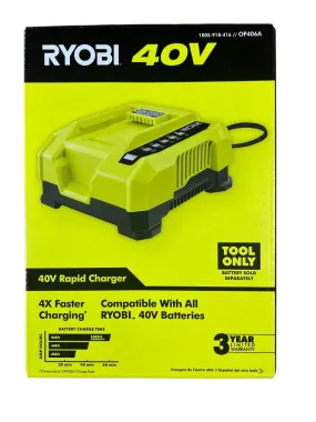 RYOBI 40-Volt Lithium-Ion Rapid Charger