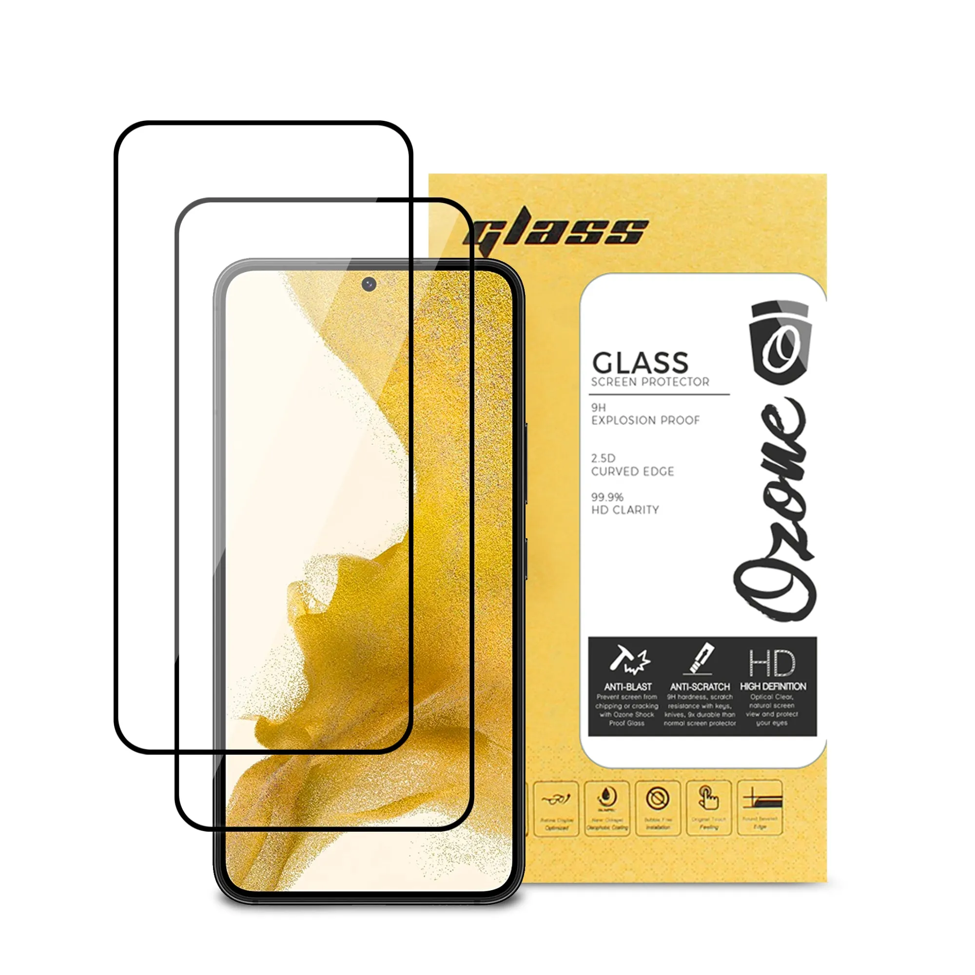 Samsung Galaxy S22 Plus Screen Protectors | Tempered Glass | Pack of 2