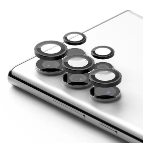 Samsung Galaxy S22 Ultra Lens Protectors| Camera Lens Frame Glass| Black