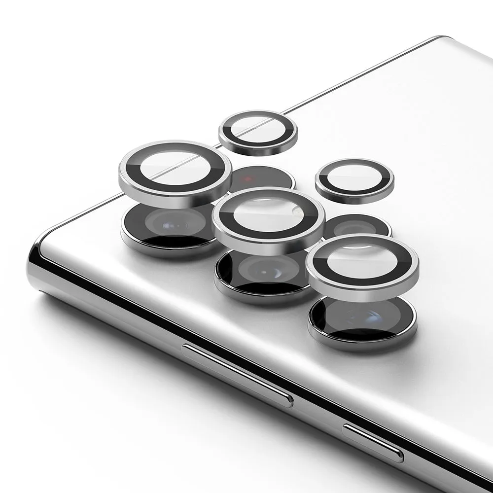 Samsung Galaxy S22 Ultra Lens Protectors|  Camera Lens Frame Glass|  Silver