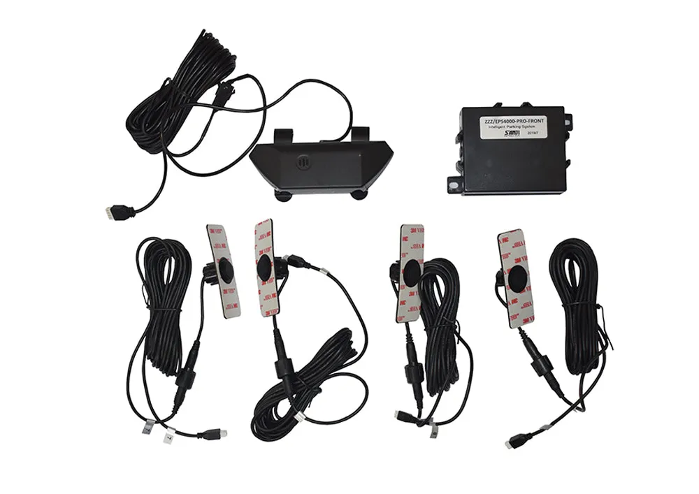 Sanji 4-Sensor Front Park Distance Control Kit with Display