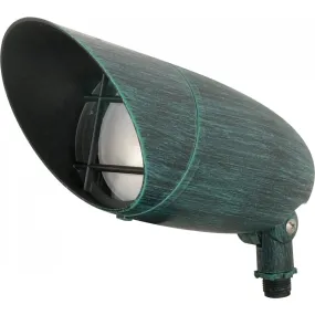 Satco Products, Inc. SF76-657 12'' Landscape Flood - PAR30LN Flood - Antique Verdi Finish