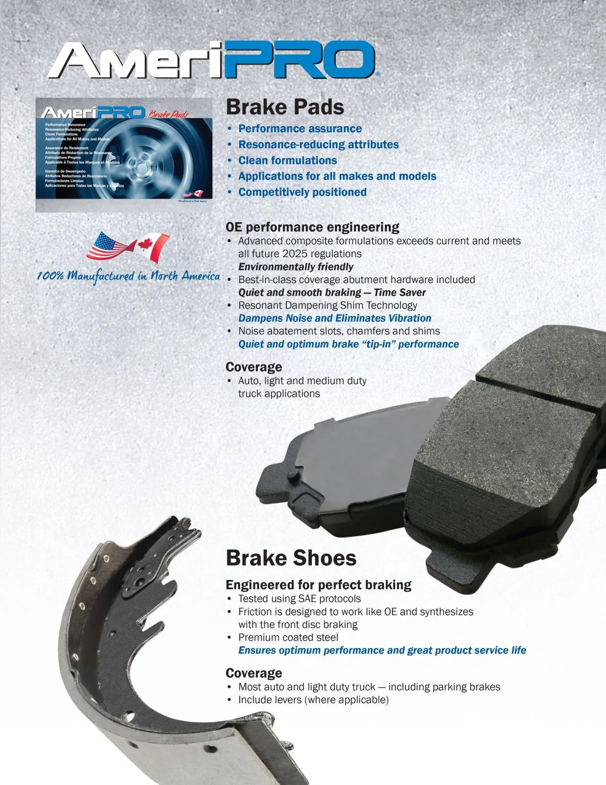 Semi Metallic Disc Brake Pads Parking Shoe For Mercedes Benz GL320 350 2007-2012