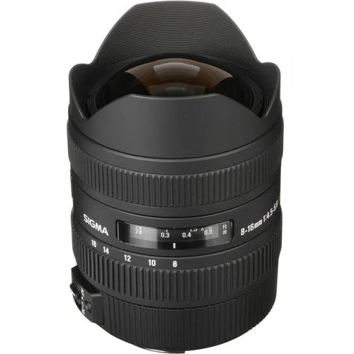 Sigma 8-16mm f/4.5-5.6 DC HSM Ultra-Wide Zoom Lens for Nikon - 203306
