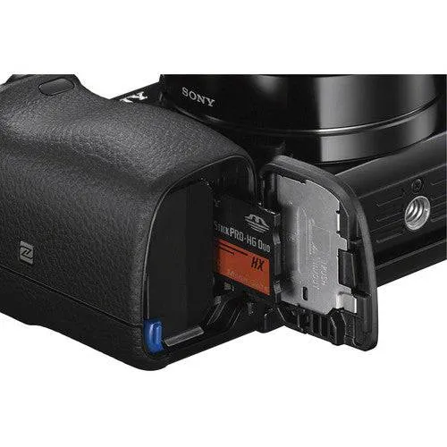 Sony Alpha a6000 Mirrorless Digital Camera Body (Black)| 64GB Kit