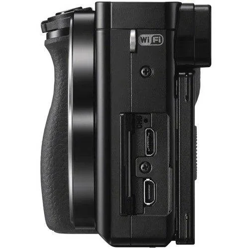 Sony Alpha a6000 Mirrorless Digital Camera Body (Black)| 64GB Kit