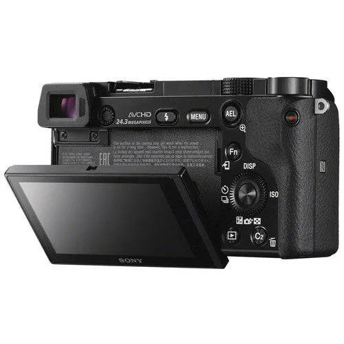 Sony Alpha a6000 Mirrorless Digital Camera Body (Black)| 64GB Kit
