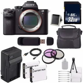 Sony Alpha a7R II Mirrorless Digital Camera (International Model)   62mm 3 Piece Filter Kit