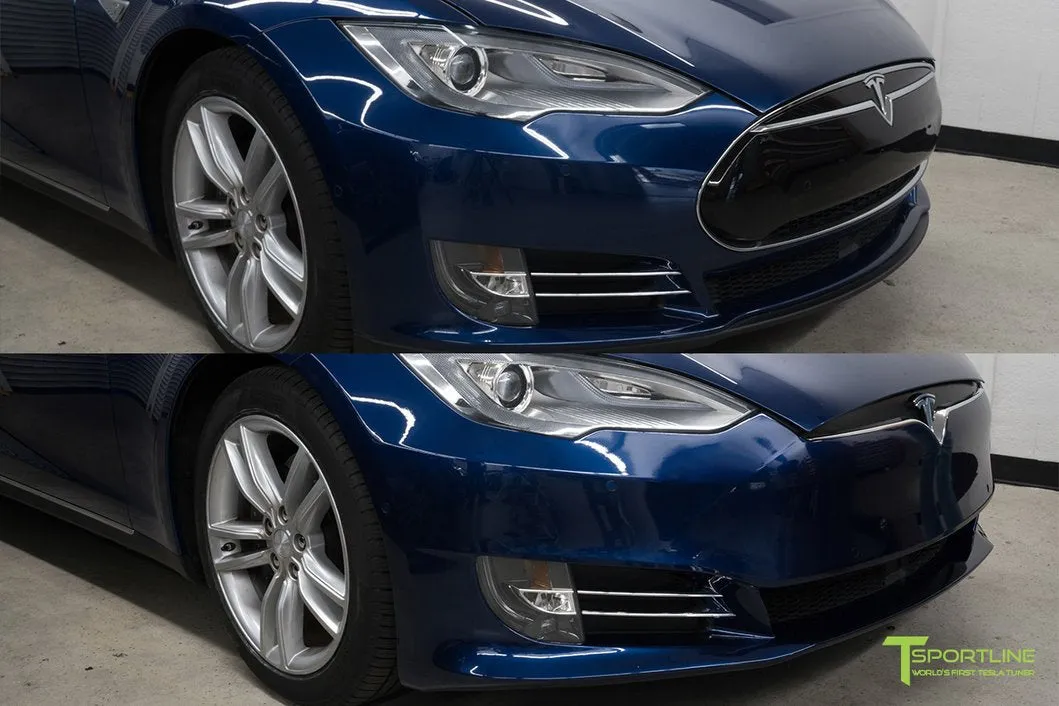 T-Sportline Tesla Model S Front Bumper Facelift Conversion Kit