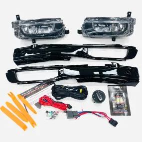 T6 LED Fog Light Kit With Gloss Black Covers
