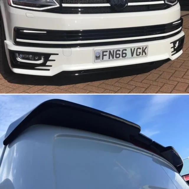 T6 Sportline Lower Spoiler & Twin Rear Spoiler