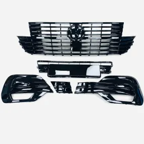 T6.1 Upper and lower Grilles Gloss Black ABS