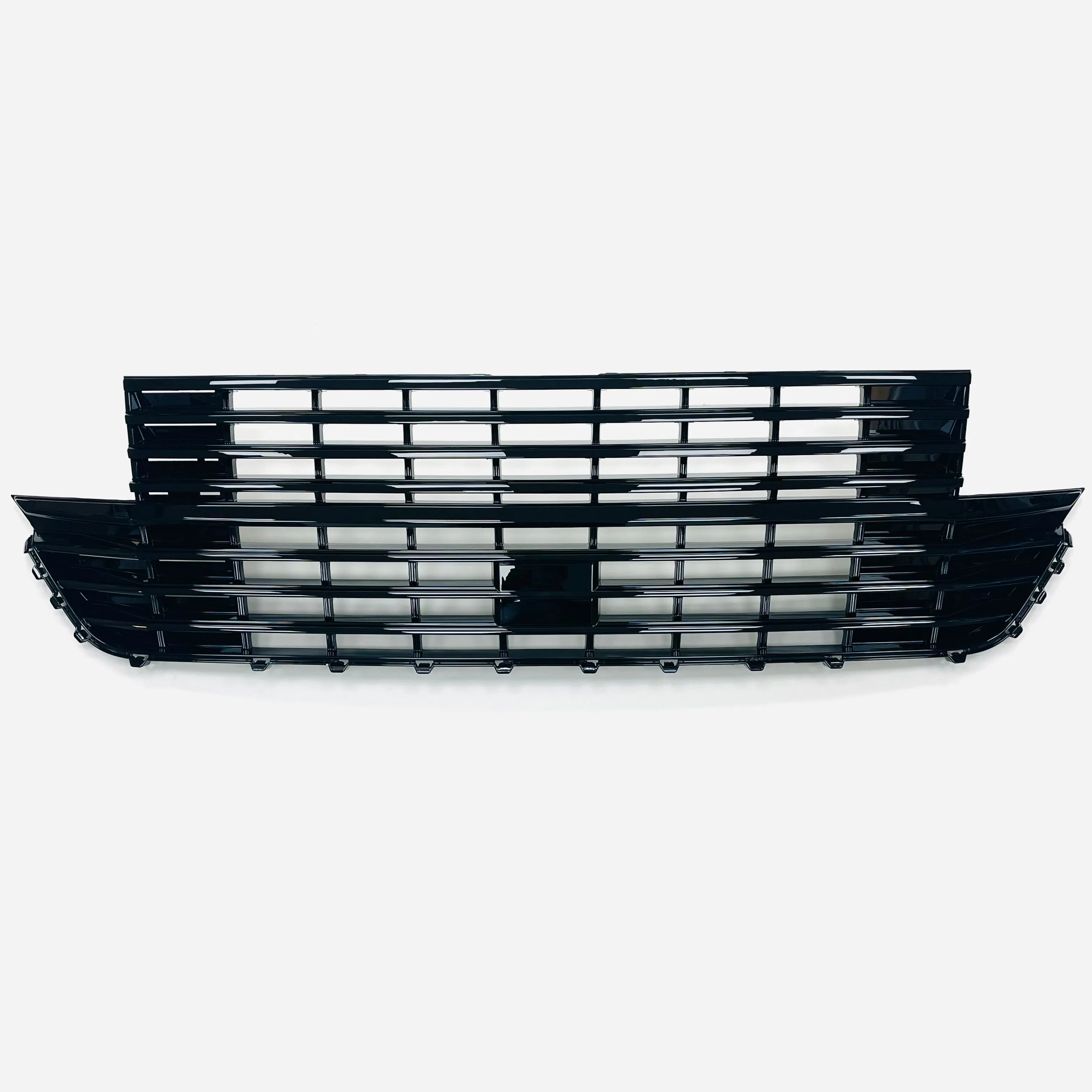 T6.1 Upper Badgeless / Lower Grilles & TL design splitter Gloss Black ABS