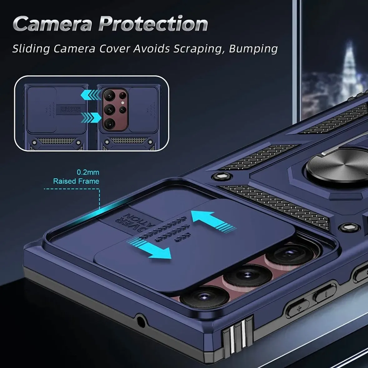 Tough Armour Tactical Grade Protection Rear Case for Samsung