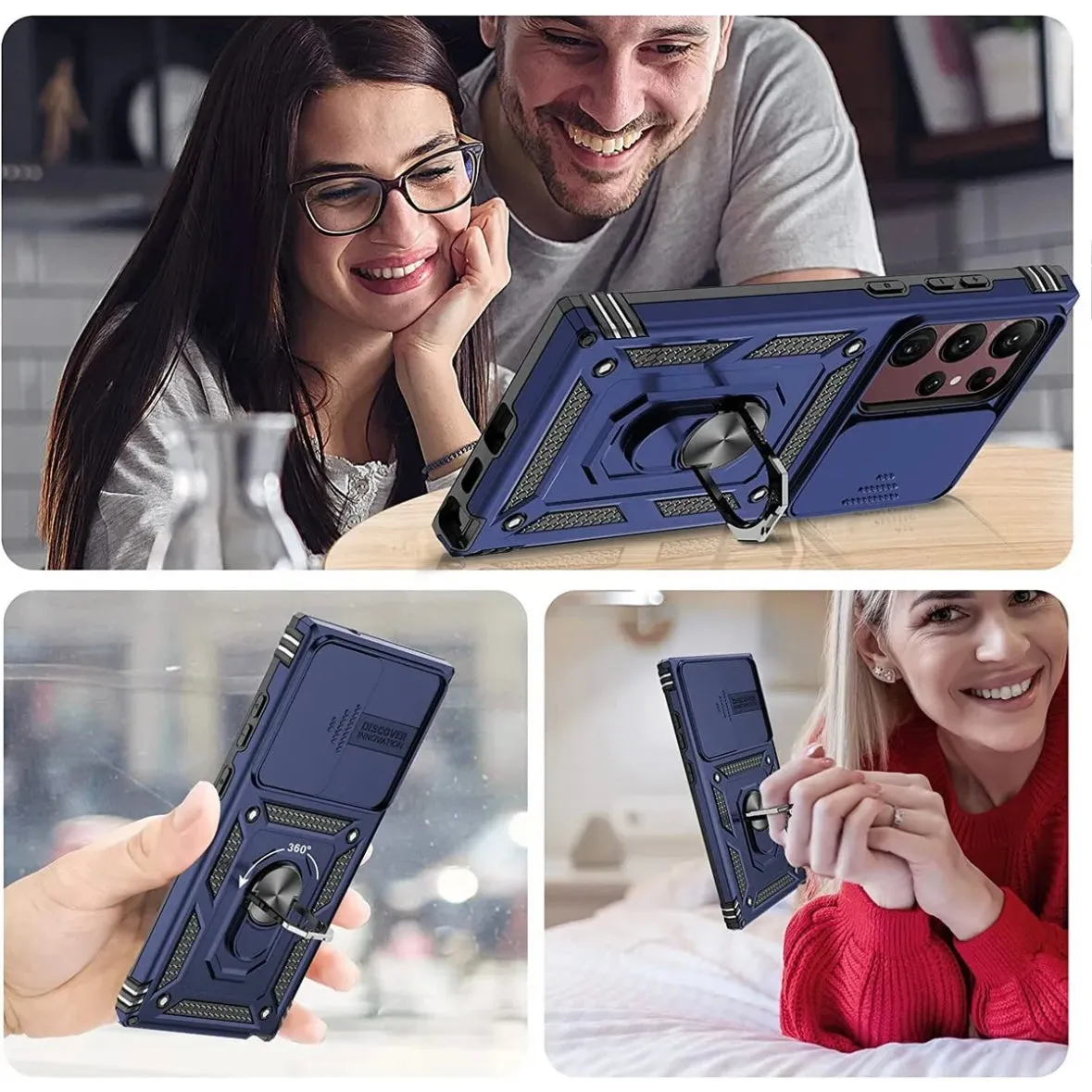 Tough Armour Tactical Grade Protection Rear Case for Samsung