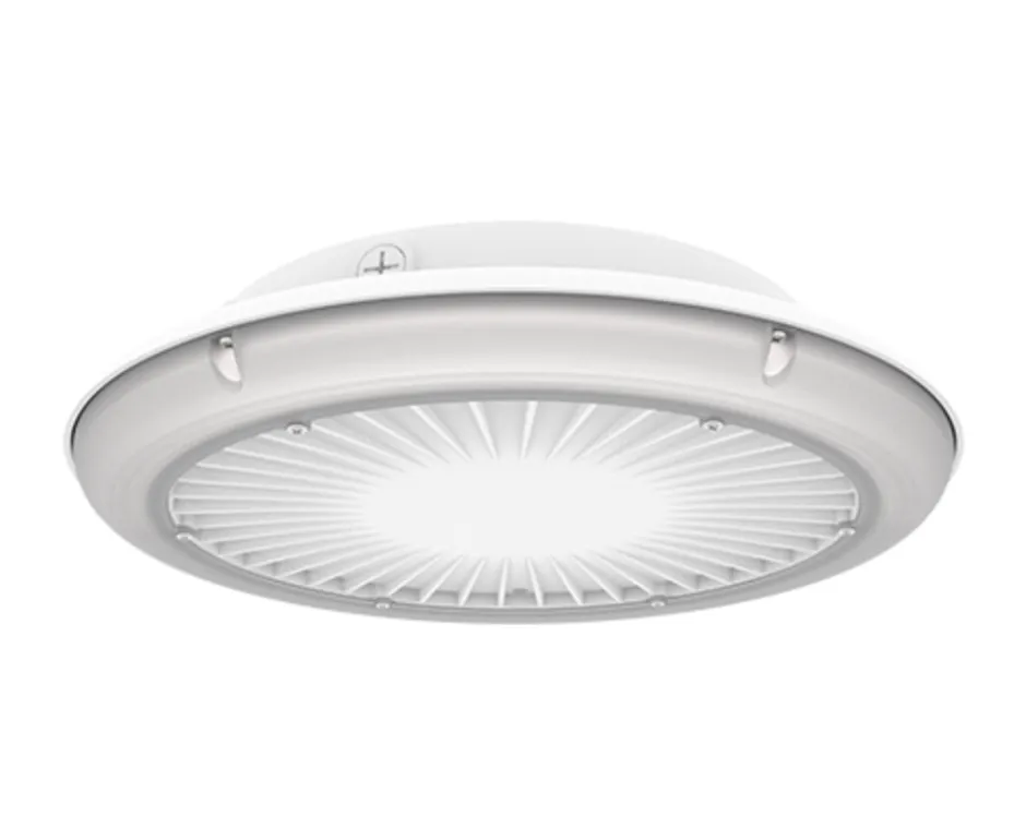 UFO Parking Garage Canopy Light Fixture, 40W, 3000K, 4000K or 5000K, 120-277V, Bronze, Black, Silver or White Finish