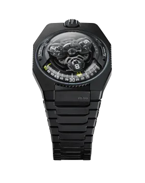 Urwerk UR-100V Full Black Titanium Jacket Watch