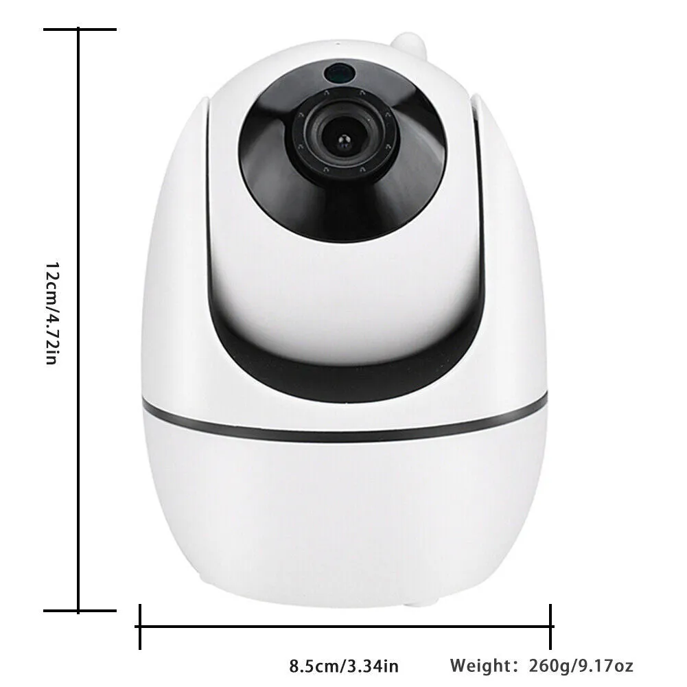 US 1-2 Pc 1080p Security Camera WiFi IP Indoor Baby HD 360°Two-way Audio Motion