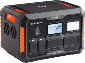 Vevor 1843Wh/2400W Portable Power Station Solar Generator New