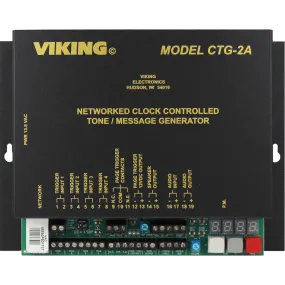 Viking CTG-2A Networked Clock Controlled Tone / Message Generator and Master Clock