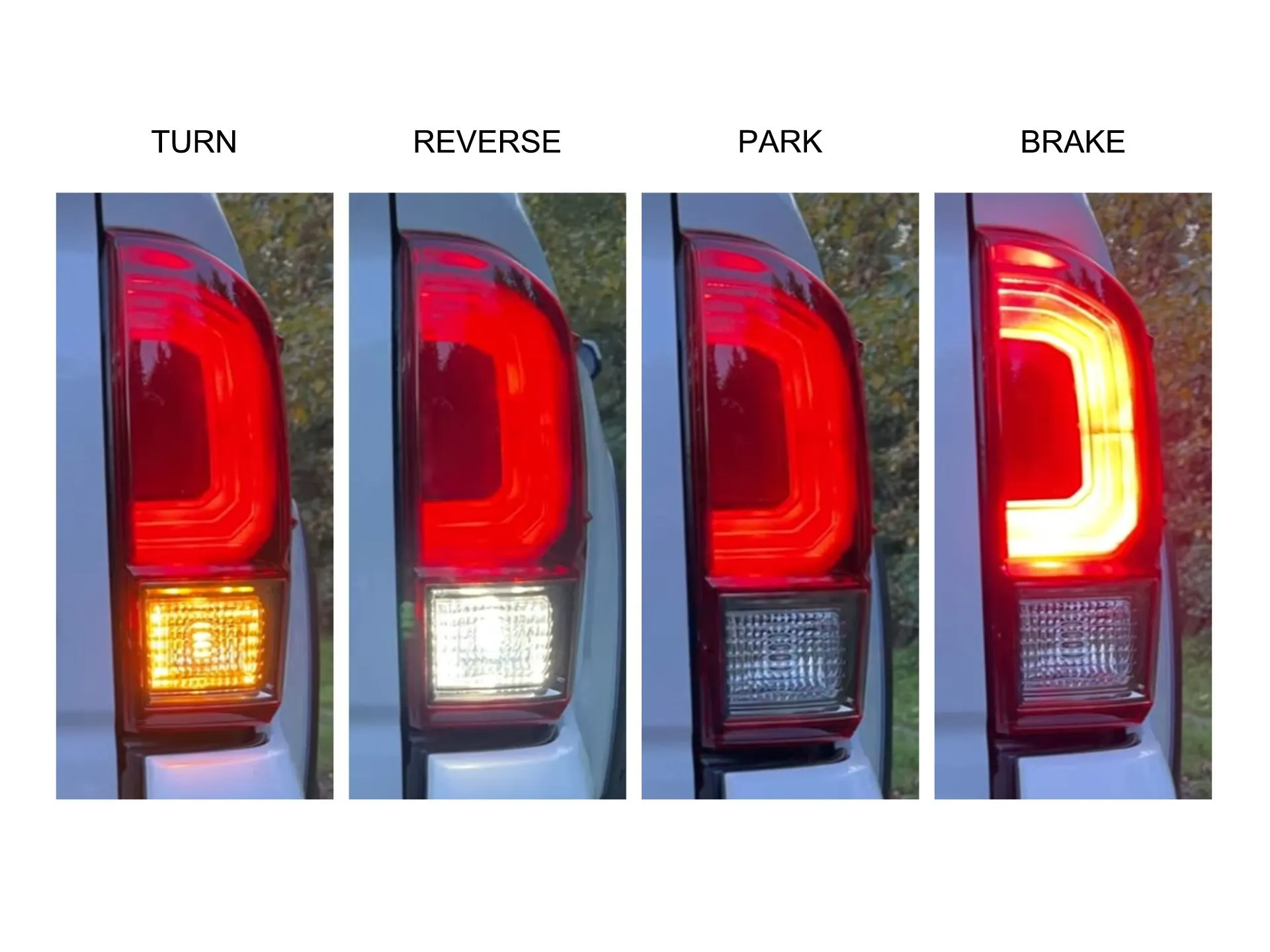 VTAILS TAIL LIGHT CONVERSION KIT Fits 16-23 TOYOTA TACOMA